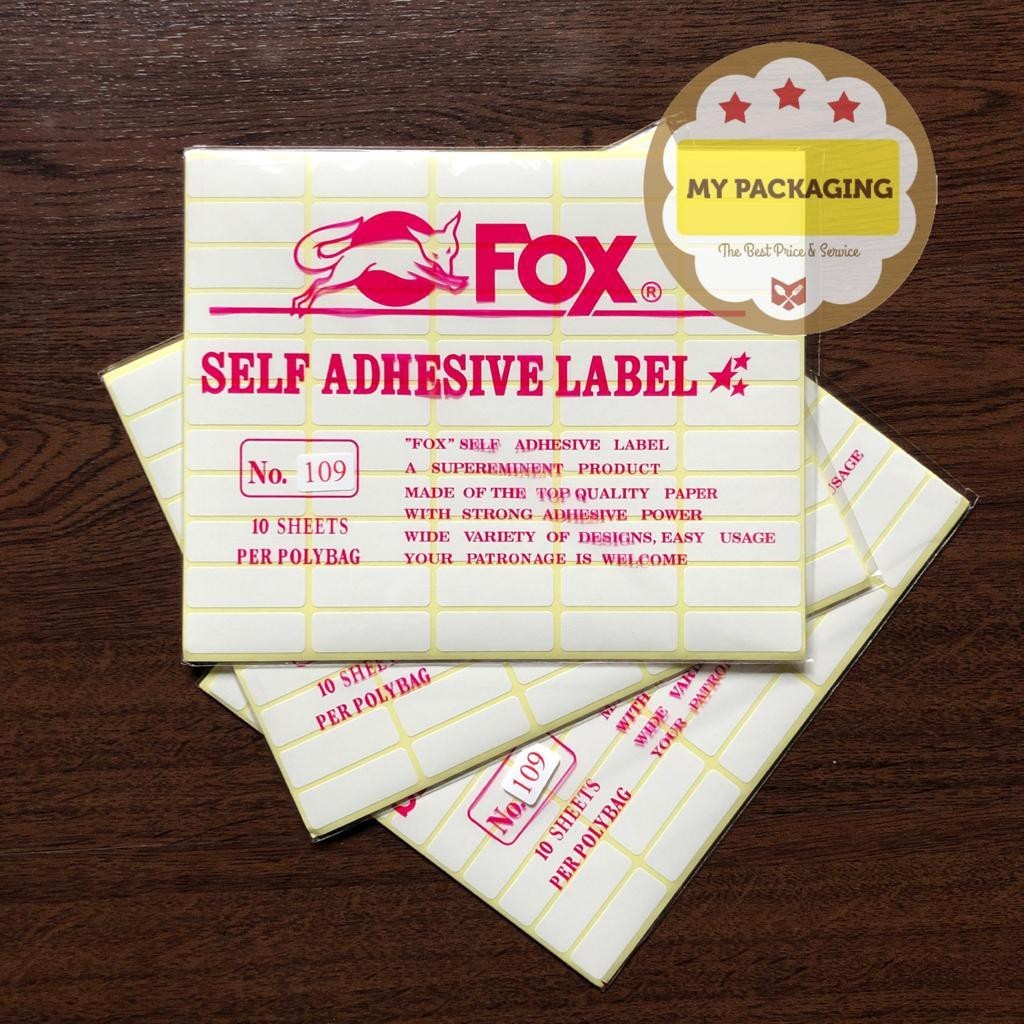 

Label Nama PUTIH 109 ( 13 X 38 mm ) - mypackaging vplast [ COD ]