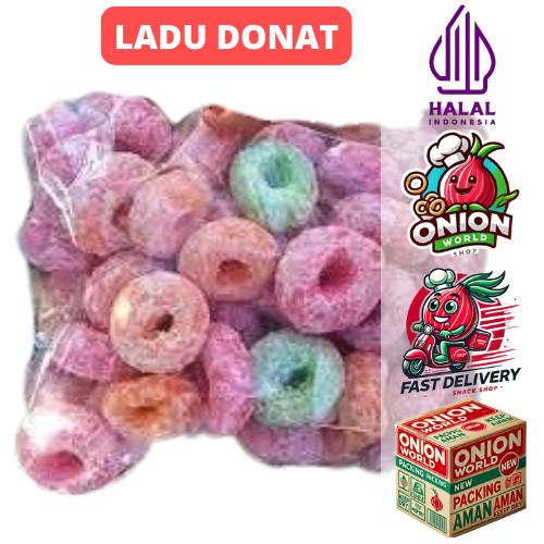 

1Kg Donat Pelangi Gabus Donat Donat Pong Ladu Donat Donat Warna Getas Manis Getas Warna Warni Kue Donat Kering Donat Gabus Cemilan Snack Asin Makanan Ringan Termurah Terlaris Free Ongkir COD