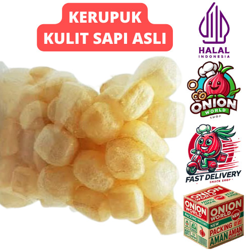 

100gr Kerupuk Kulit Sapi Asli Matang Super Rasa Beragam Rasa Murah COD Cemilan Snack Makanan Ringan