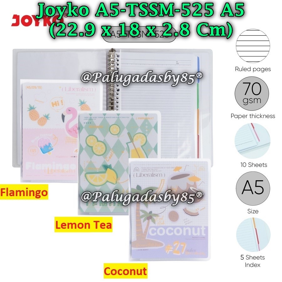

(1 Biji) Map Binder JOYKO A5-TSSM-525 Liberalism 22.9*18*2.8 Cm / Binder Note Buku Binder Joyko TSSM