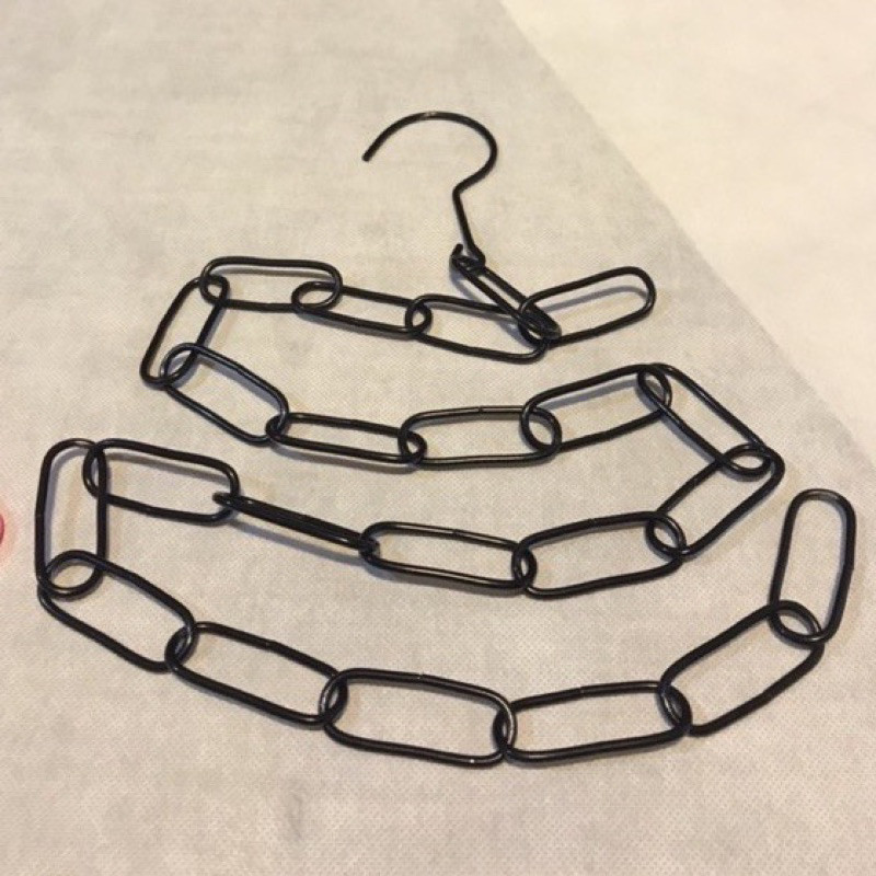 (TOS) RANTAI PLASTIK & BESI SERBAGUNA / GANTUNGAN BAJU MULTIFUNGSI / Rantai Plastik Gantungan Baju H