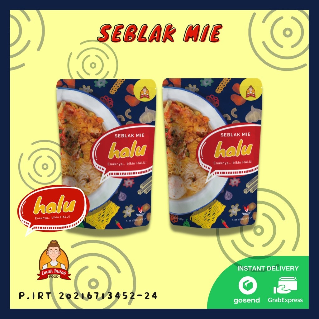 

COMBO HALU! 2PC SEBLAK MIE HALU - EMAK INDAH FOOD