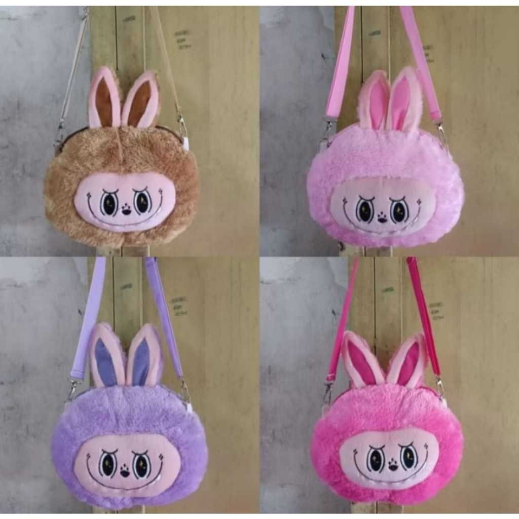 tas selempang kepala labubu, tas selempang labubu murah, tas wanita, tas anak,tas remaja