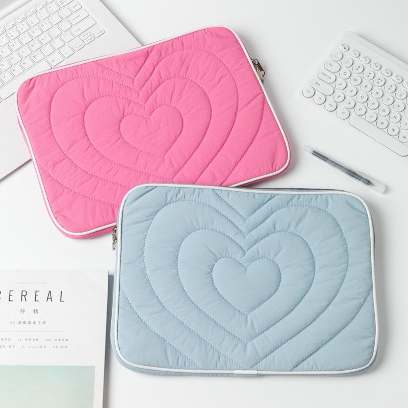 Chingooland Tas Laptop  11 inch Pouch Korea Sleeve Aesthetic Sarung Bag Case Ipad Tab Tablet Macbook