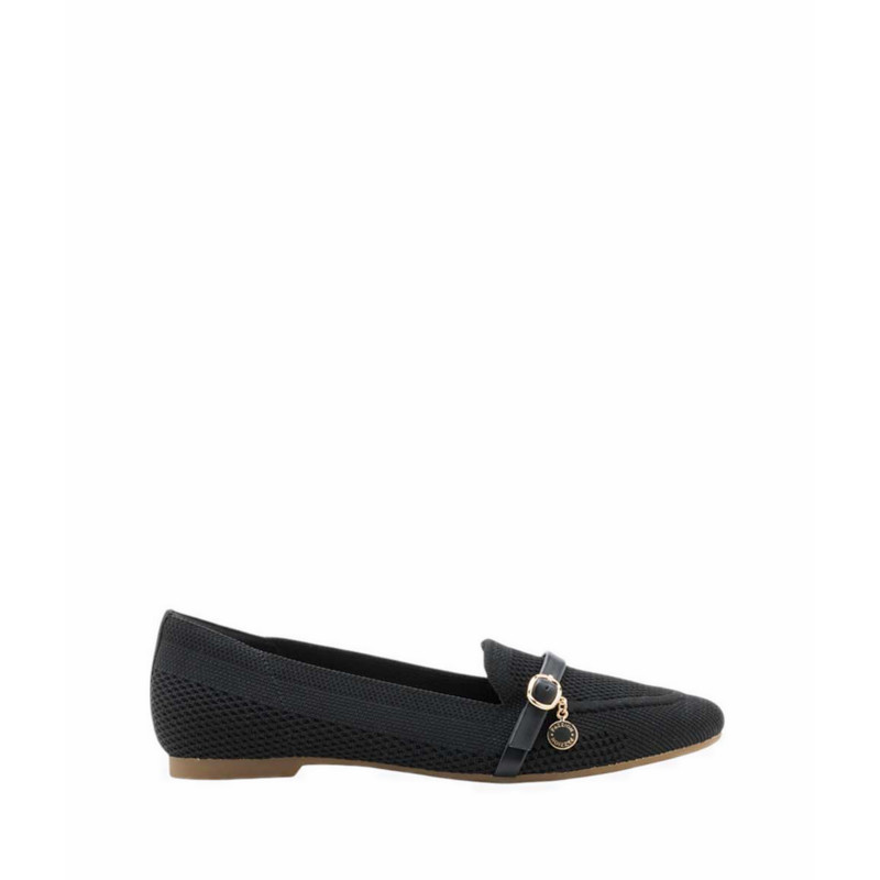 Pazzion Loafers With Metal Hardware - Black