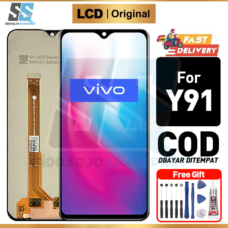 LCD VIVO Y91 Original fullset ori asli Touchscreen hp Layar ponsel Glass Touch Screen Digitizer