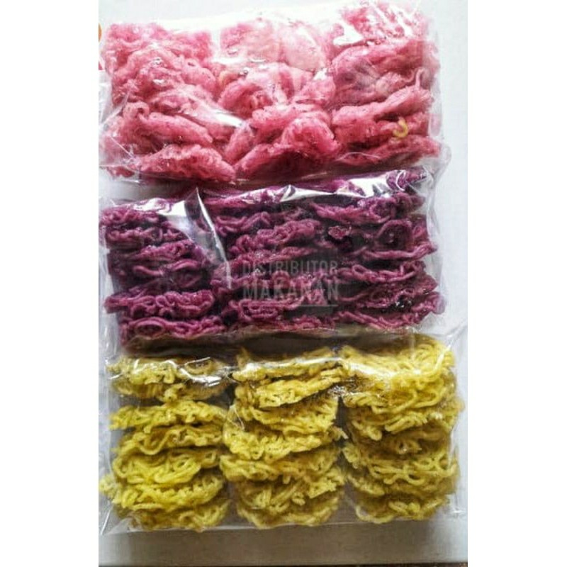 

RENGGINING BERAS ASLI / KERUPUK RENGGINING MENTAH[merah/ungu/kuning]