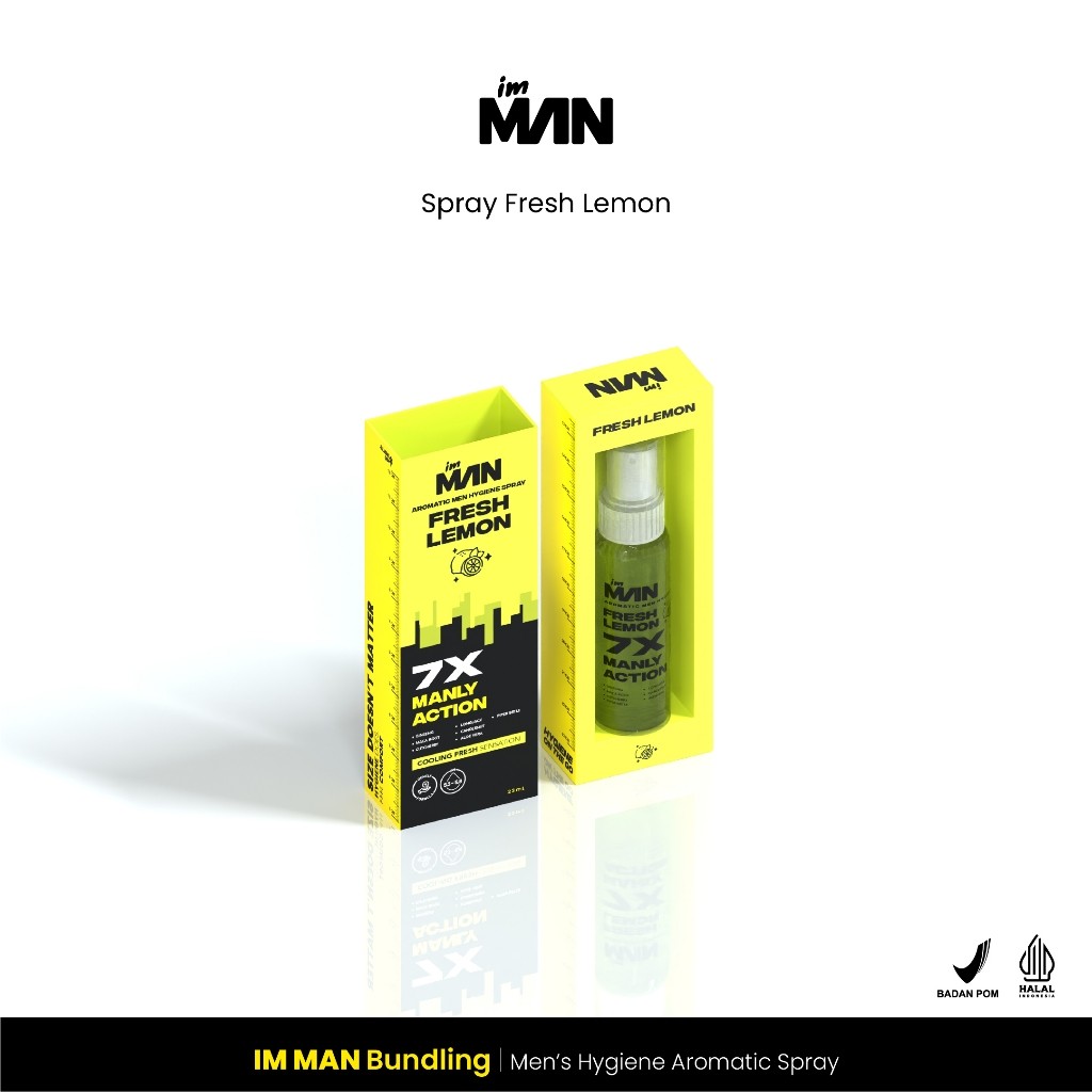 IM MAN Men's Spray - Fresh Lemon Hygiene 23 ml