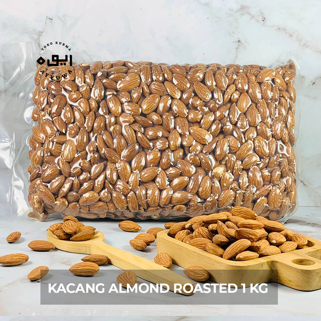 

KACANG ALMOND ROASTED 1KG / ALMOND PEANUT PREMIUM / KACANG ALMOND MATANG