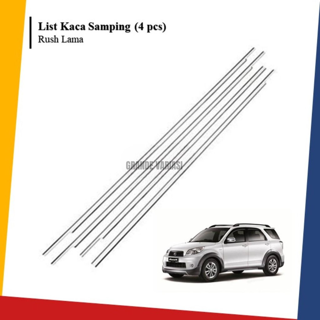 Lis Kaca Samping Mobil Rush-terios 2006-2017