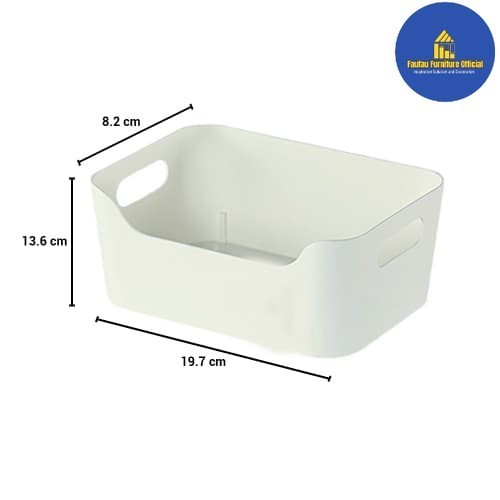 

BEST QUALITY Kotak Penyimpanan Serbaguna Ukuran 19x8x13cm_Putih