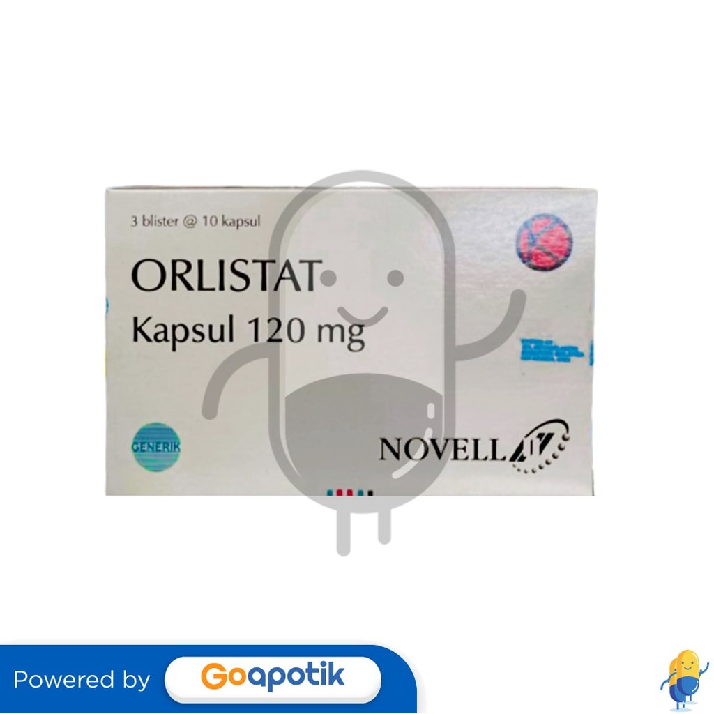 Orlistat Novell 120 Mg Box 30 Kapsul
