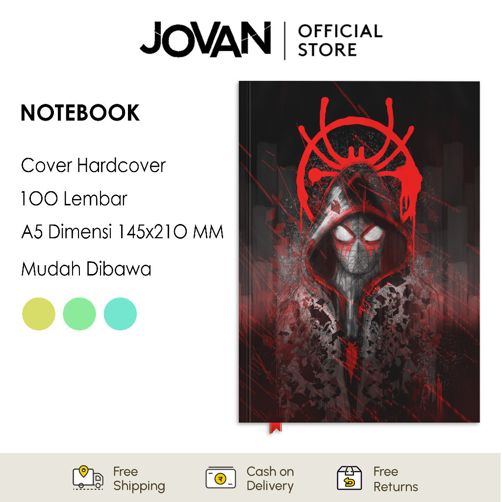 

Notebook Hardcover Custom Spider-Man 1 Buku Tulis Catatan Note Agenda Planner Jurnal Diary Notebook Anime