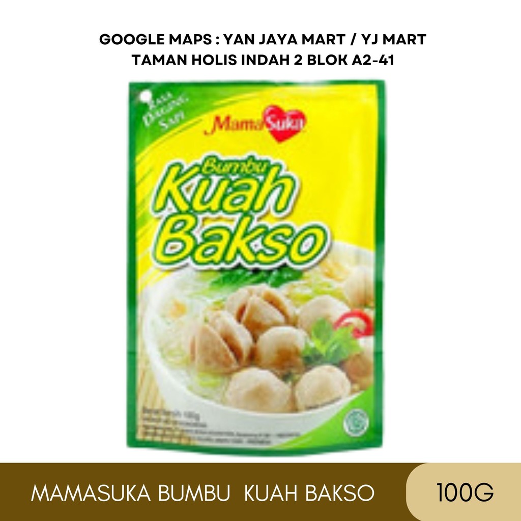 

Mamasuka Bumbu Kuah Bakso / Baso Instan Kemasan 100GR