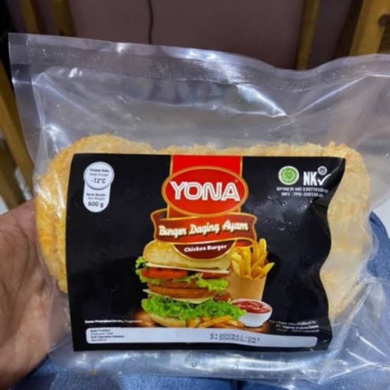 

Yona Chicken Burger 600gr 10pcs
