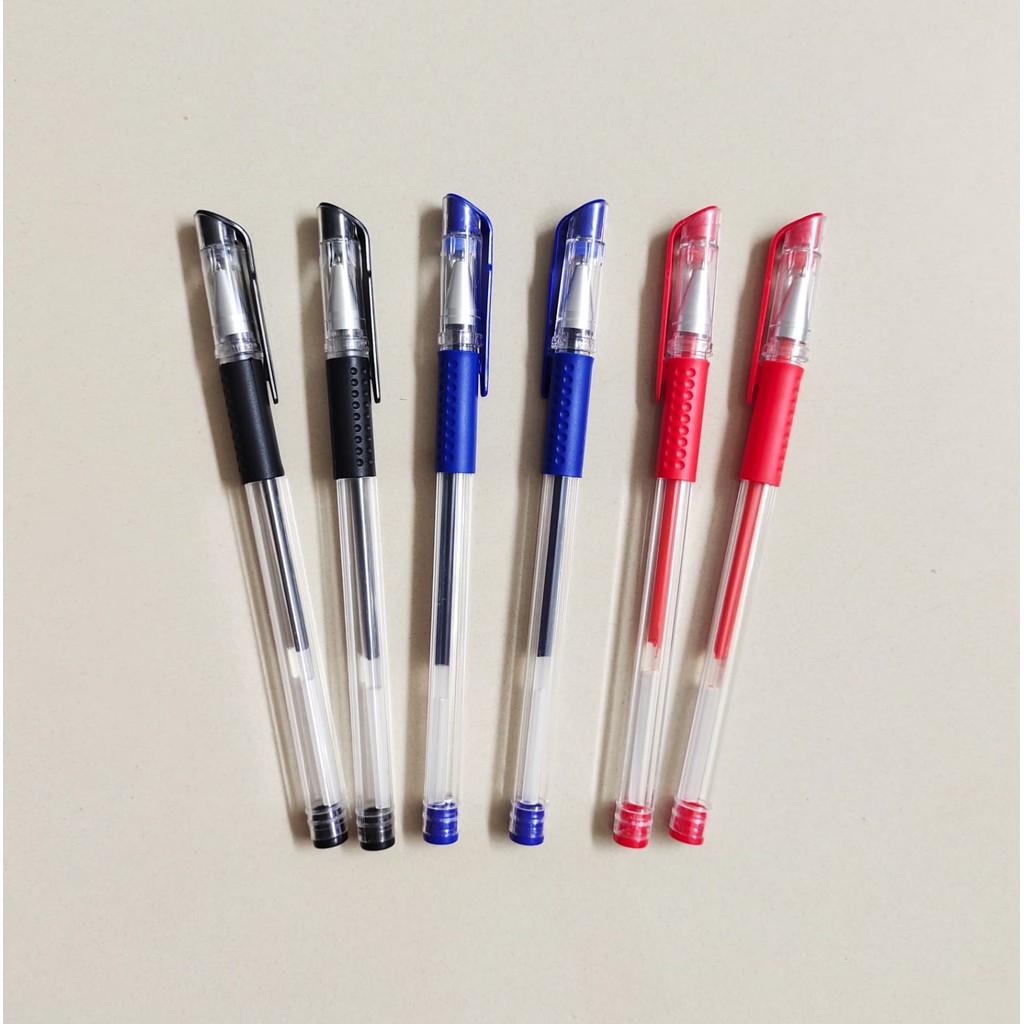 

Pena Gel 0.55mm Standard Pulpen Gel Standard Bolpoin Cair Alat Tulis Sekolah Bolpen Warna Hitam Biru Merah Murah Import