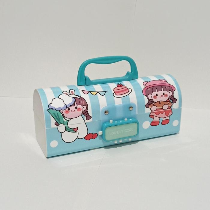 

[[New Collection Kids]] BOS Kotak Pensil Plastik Kode Whiteboard + Kunci Pin/Kotak Pensil Kode/Pencil Case Stationery - 8