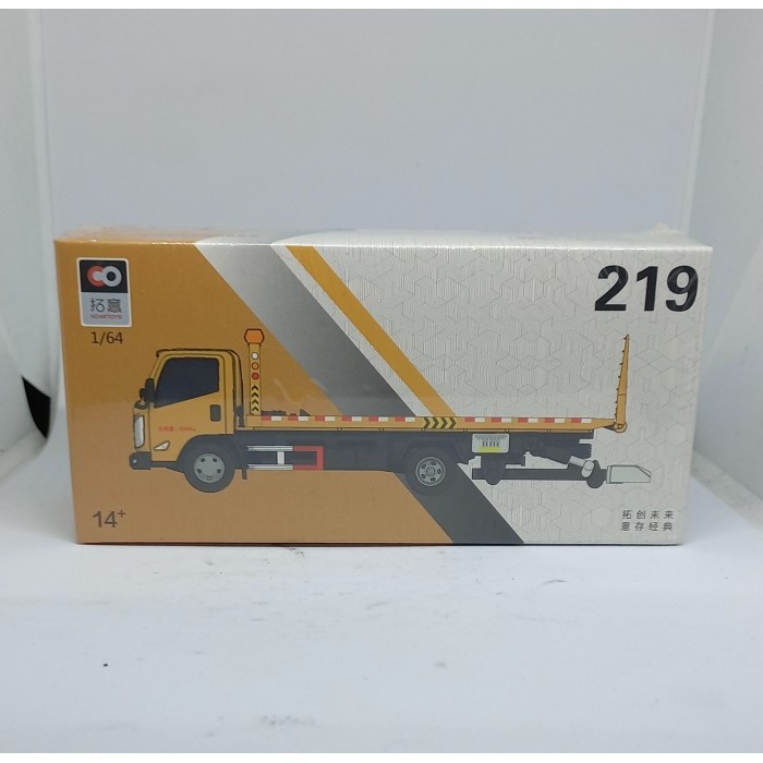 {fx} Xcartoys isuzu jmc kairui auto safety loader flatbed transporter truck diecast (s)