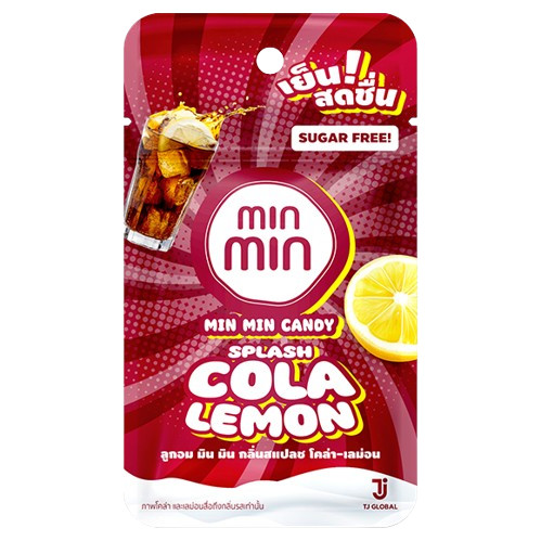 

Min Min, Candy, Splash Cola Lemon Flavour, 14 g. - Pharma Mart