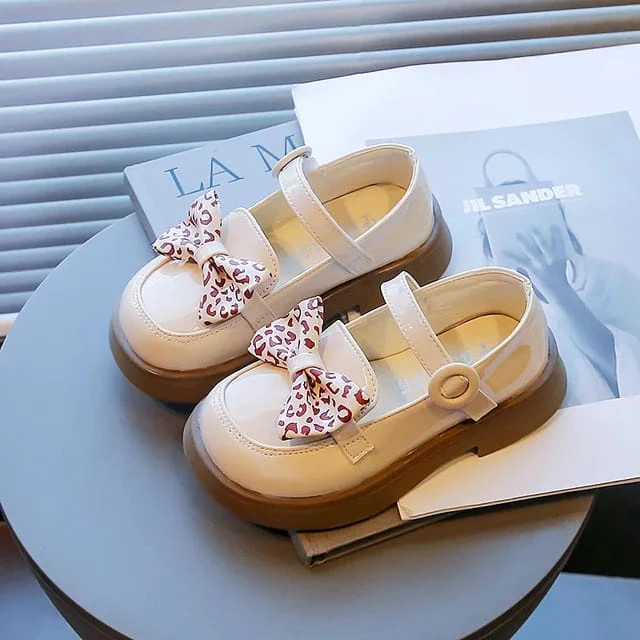 nyaman sepatu flat kulit anti licin sederhana gaya korea sepatu bayi perempuan 2-16 tahun / sandal s