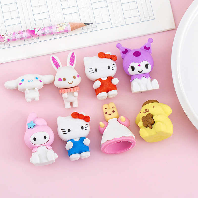

VIRAL PENGHAPUS DENGAN BOX MIKA PLASTIK PRAKTIS / 1SET ISI 4PCS PENGHAPUS MOTIF KAWAII LUCU DAN MENGGEMASKAN / PENGHAPUS BOX SET 4 IN 1 / RUBBER ERASER