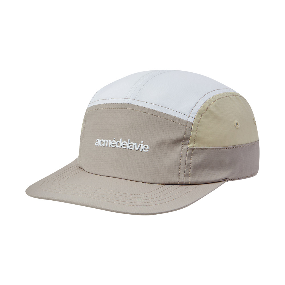 [ADLV] Three Tone Camp Cap Beige - Topi Standard Fit Unisex acme de la vie