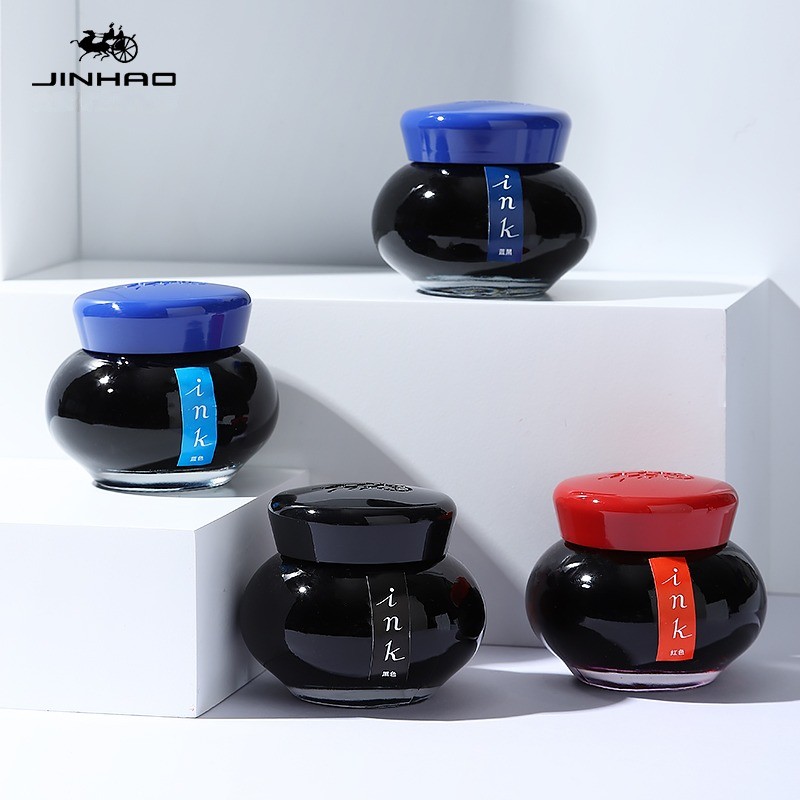 

JINHAO 100/50ml Non-carbon Fountain Pen Ink Cartridge Refill Glass Bottled Fountain Pen Ink School Office Supplies Stationery