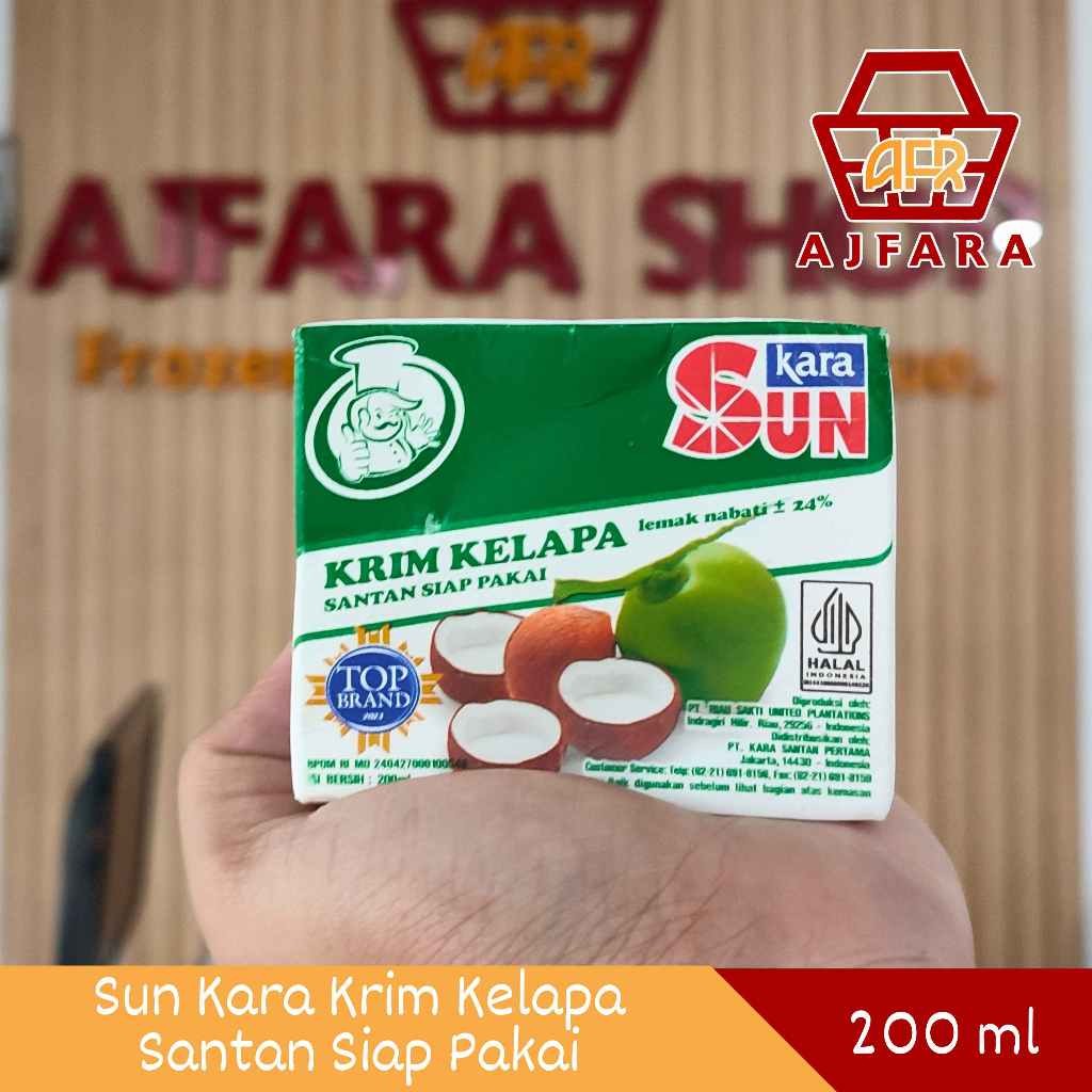 

Sun Kara Krim Kelapa Santan Siap Pakai 200 ml