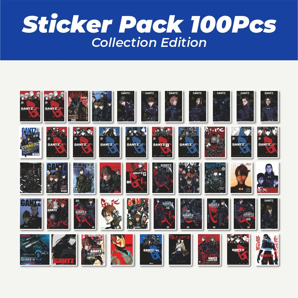 

Hot Stiker Anime Gantz Char Mix 2 Lucu Anti Air Stikers Berperekat Waterproof Sticker Decal Buat Motor Helm Buku Journal Koper Casing HP Laptop Botol Minum