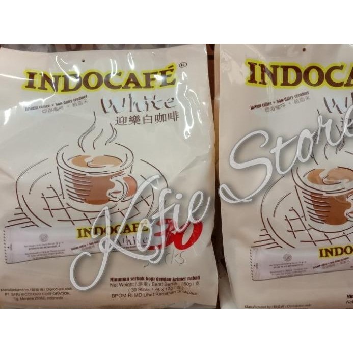 

Indocafe White 30 x 12 gr - Kopi Krim Tanpa Gula - Bag, Coffee