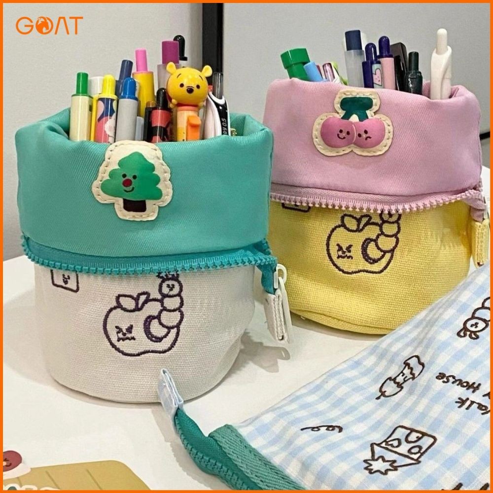 

New [ReadyCOD]Tempat Pensil Yang Bisa Dilipat Tas Pena Tempat Pena Kreatif Tas pulpen lucu Tas Pulpen Korea Tempat Pulpen Tiga DimensiPremium