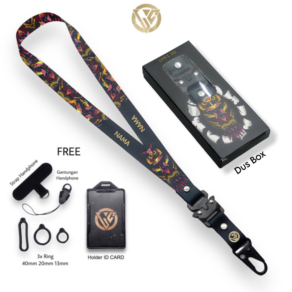 

Lanyard Craft Custom Nama Special Edition Owl Series V3