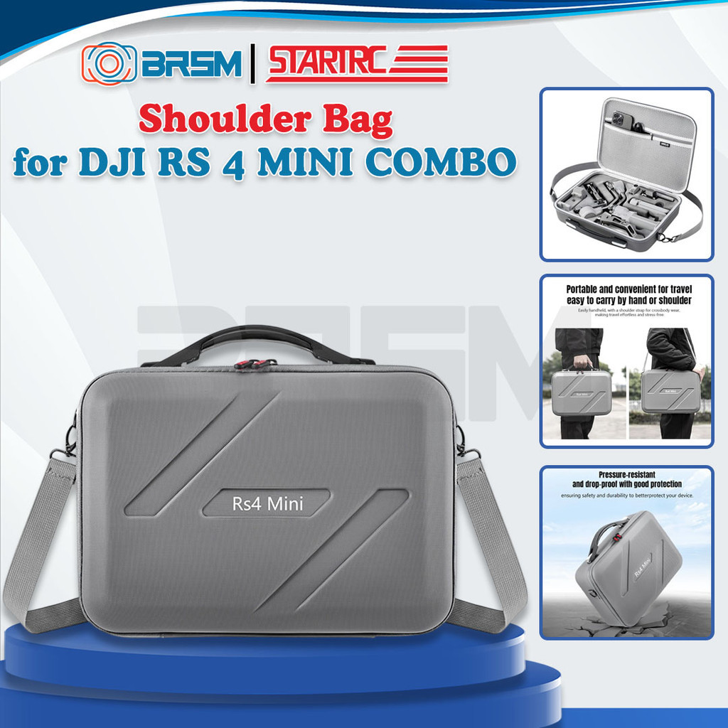 STARTRC Tas Shoulder Bag For DJI RS 4 MINI COMBO Ronin Stabilizer Handbag Storage Gimbal Camera Acce