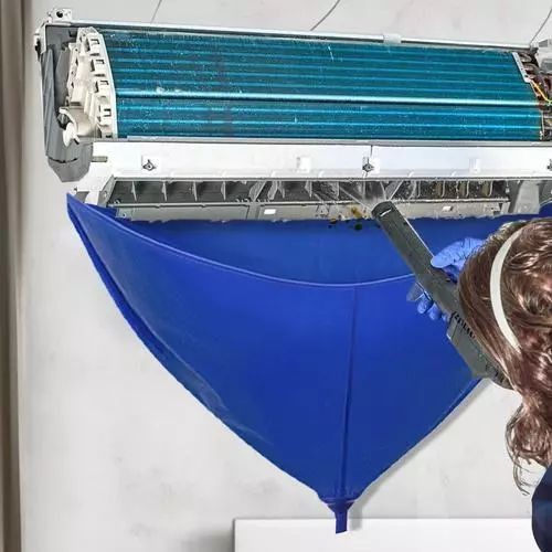 Terpal Cuci Ac Plastik Cuci Ac Terpal Plastik Cuci Ac Terpal Bebas /Air Conditioner Cleaning Bag Wat