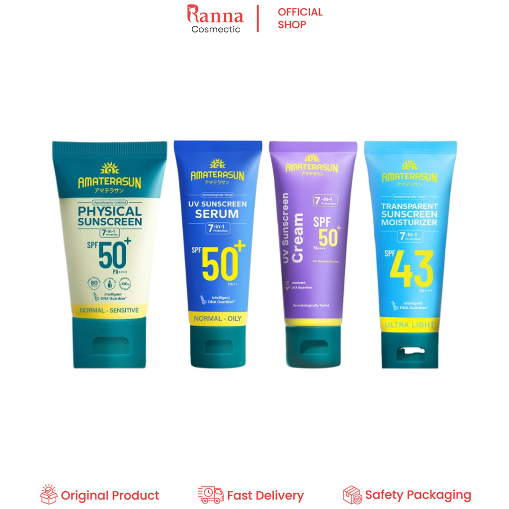AMATERASUN SUNSCREEN | TABIR SURYA WAJAH