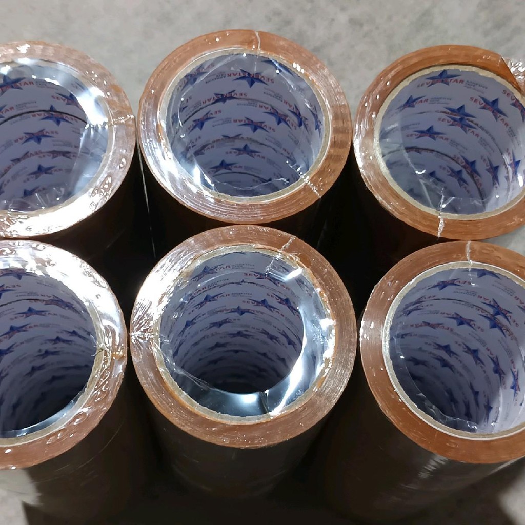 

Lakban Coklat Seven Star 48mm 90yard 1 Slop 6 Pcs