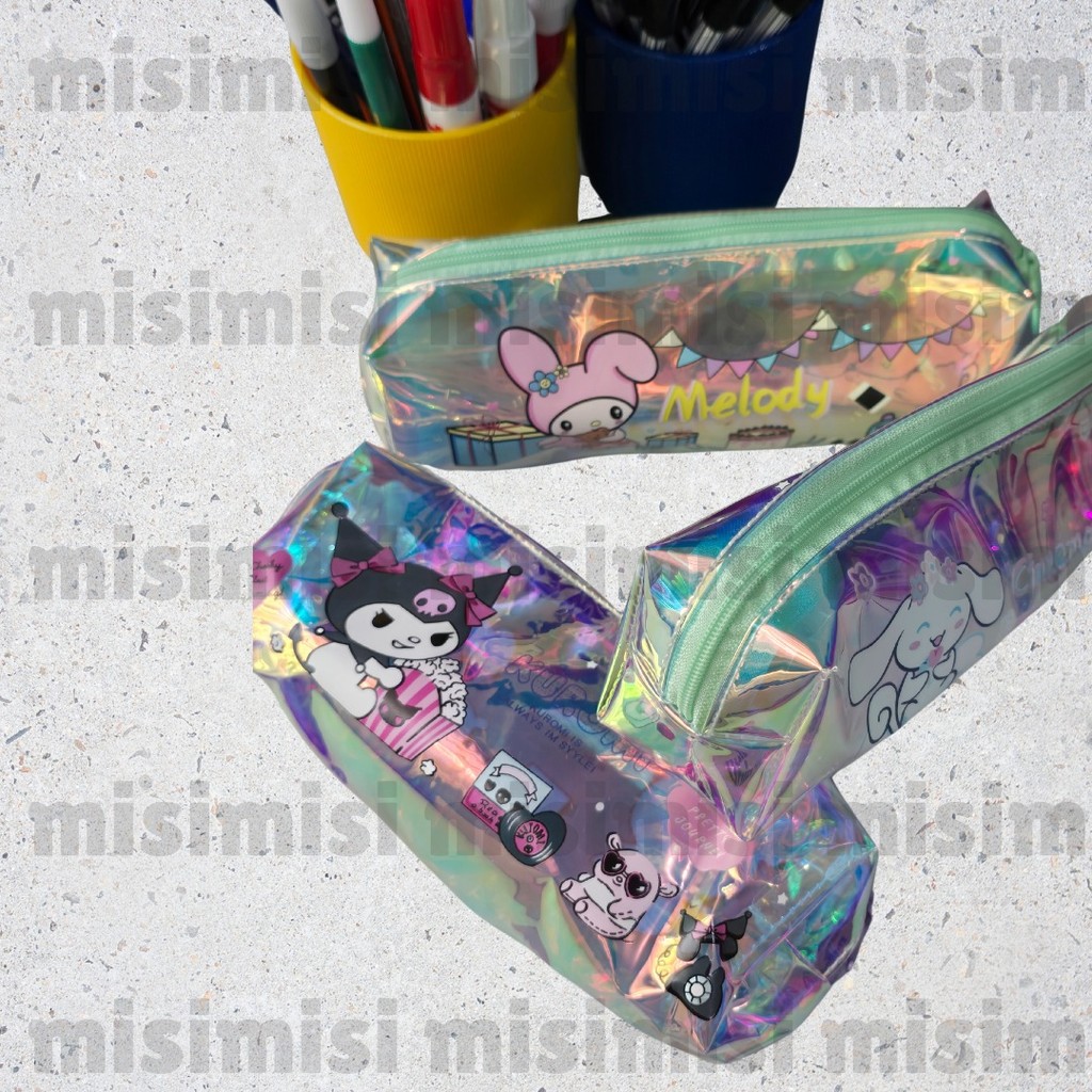 

Tempat Pensil Bahan Plastik Glowing Warna-Warni Metalik