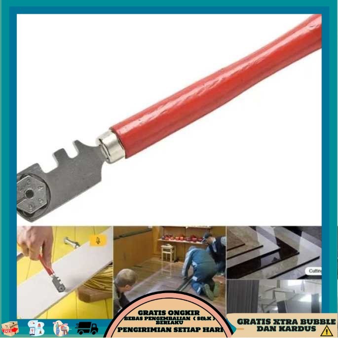 

TQK - JOBO Pisau Pemotong Kaca Glass Cutter Diamond Cutting Tool - JB100