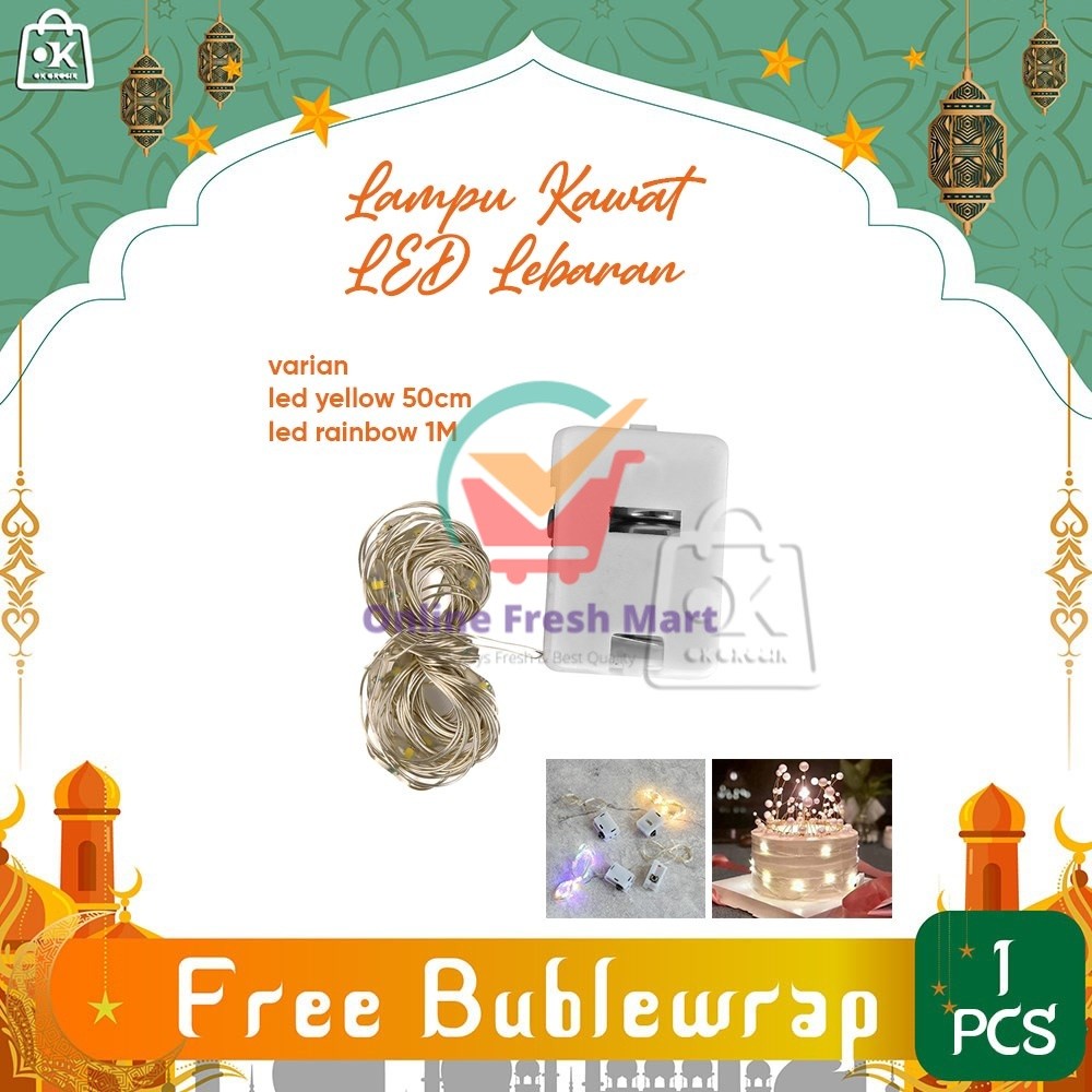 

Lampu Kawat LED Tumblr Baterai Hiasan Kue ( 1 pcs ) - Online Fresh Mart Denpasar