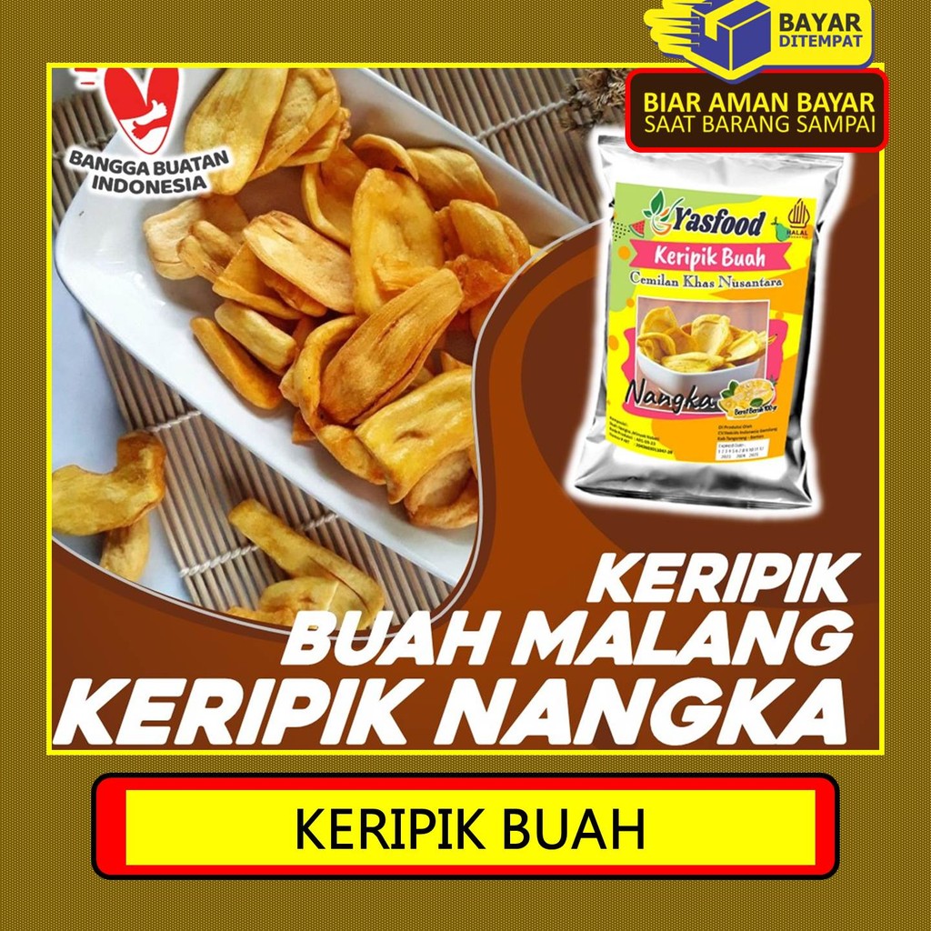 

TERMURAH kripik buah , aneka keripik buah, keripik buah nangka kering pisang nangka mangga salak apel, keripik buah kering YASFOOD