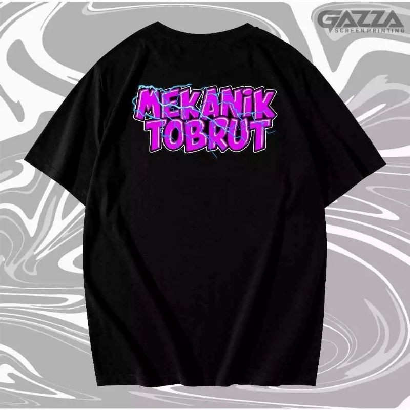Baju Kaos Mekanik Tobrut V2  Kaos Kata Kata Keren Kaos Pria Wanita
