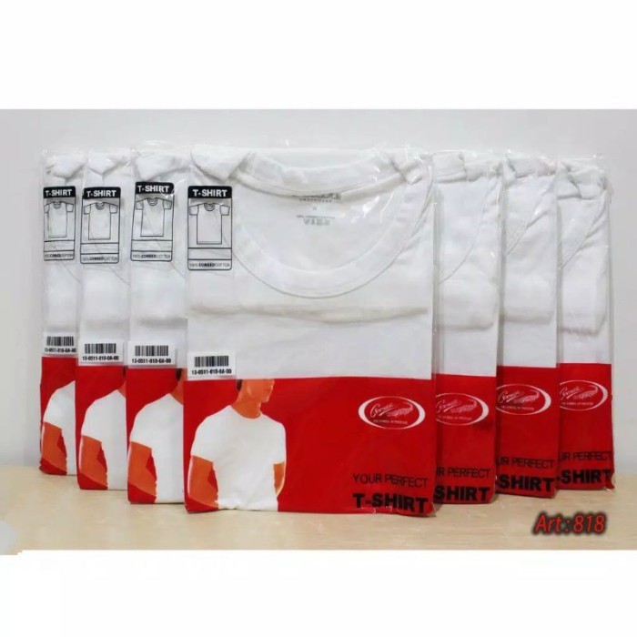 Kaos Oblong Crocodile - Putih, XL