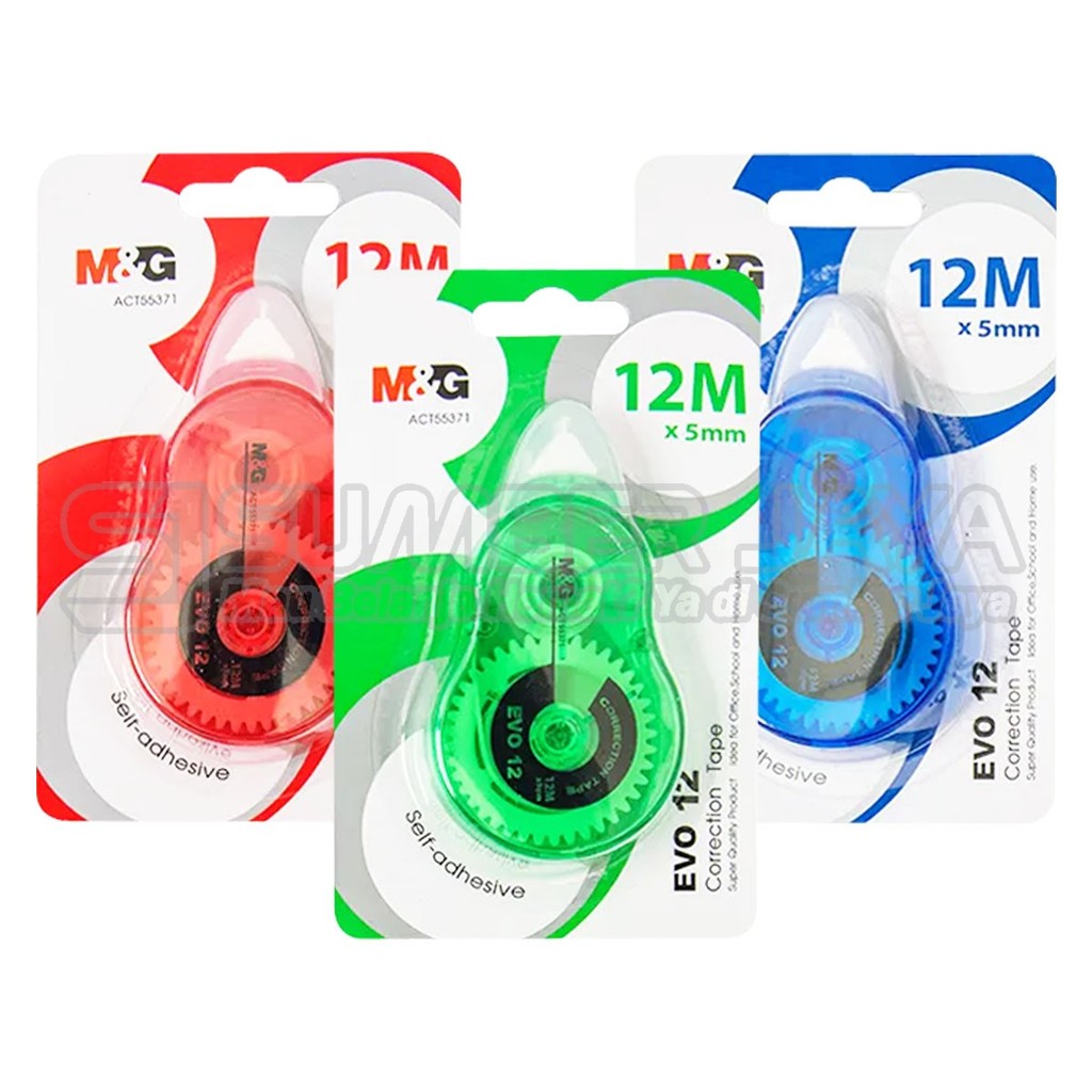 

Correction Tape Roll EVO 12 M&G ACT55371 Tipe Ex Roll 12M