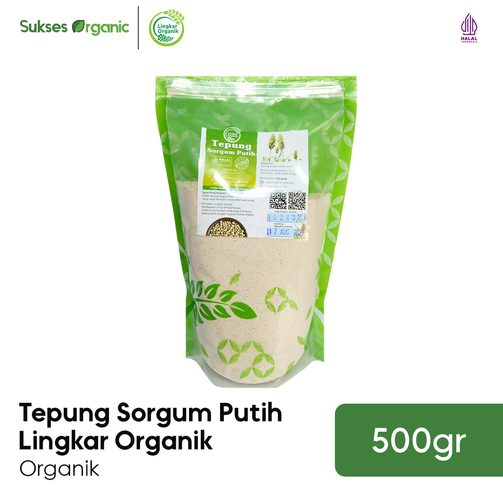 

Tepung Sorgum Putih Lingkar Organik 500gr