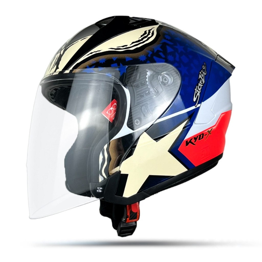 Helm Half Face JPN KYO X Motif Sparrow Original Premium Standart SNI