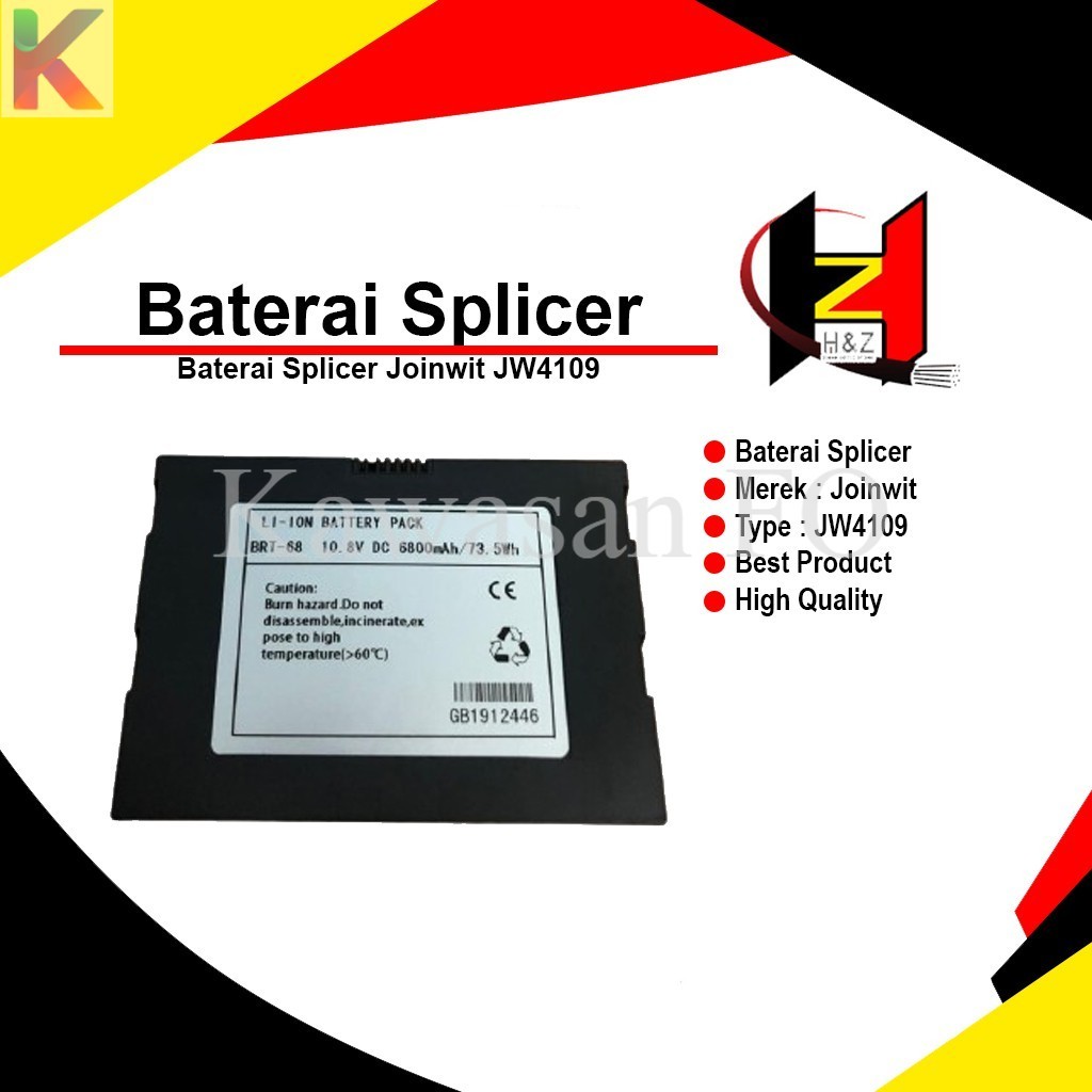 Baterai Splicer Joinwit JW4109 / Battery Baterai Batere Splicer JW4109