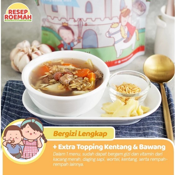 

Resep Roemah Menu Makan Sehat Anak Sup Iga Kacang Merah Tanpa MSG