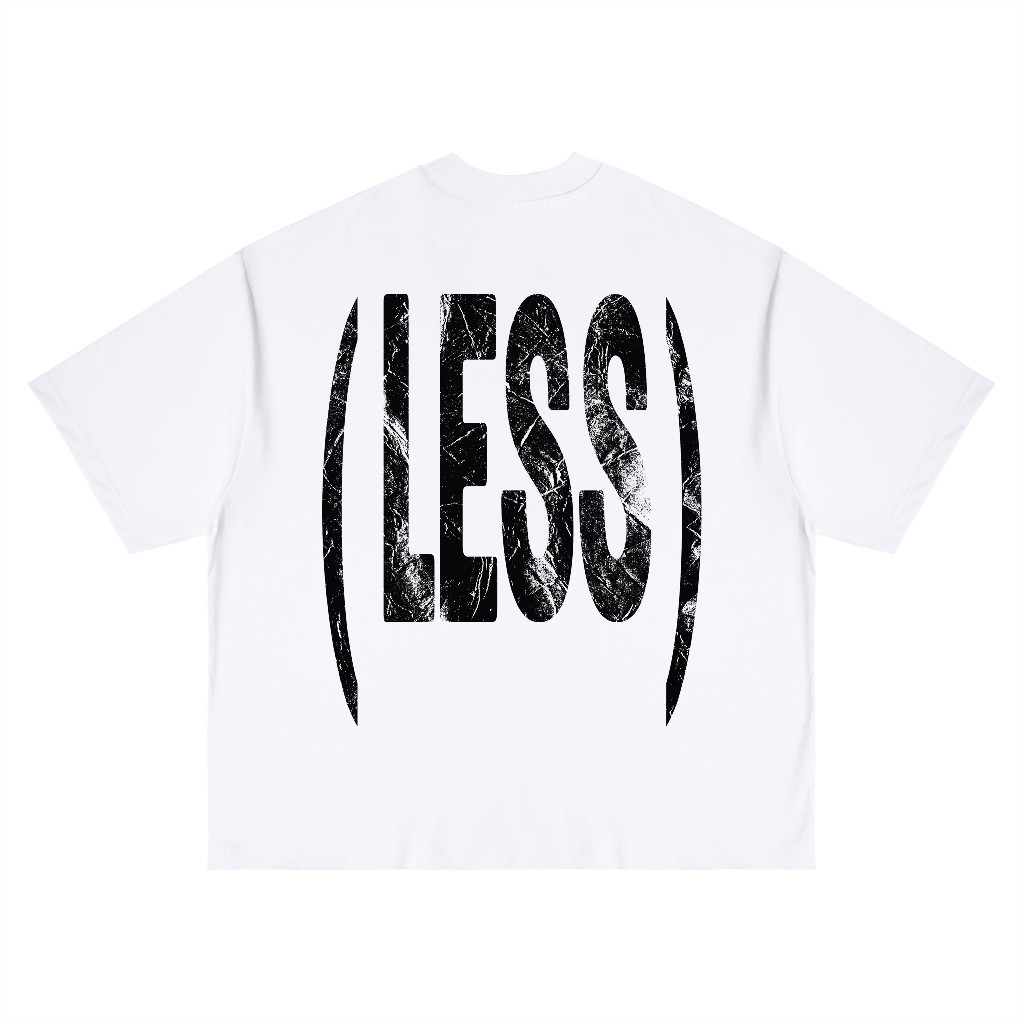 （kaos） Lessegos Boxy Tshirt Amplus Heavy Weight 16s PUTIH