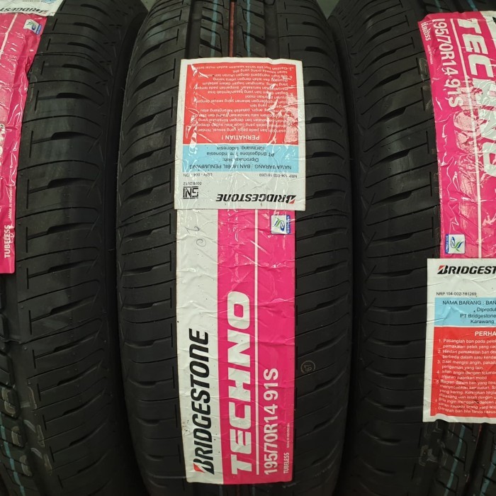 Ban Bridgestone Techno 195/70 R14 (Ban Kijang)