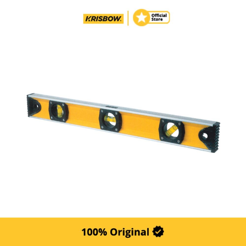 Krisbow Waterpass Aluminium 40 cm - Kuning